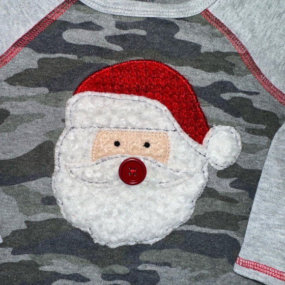 Mud Pie Kids Baby Santa Camo Christmas 1 Pc Boys Outfit Set 9-12 months Boy - Picture 4 of 8